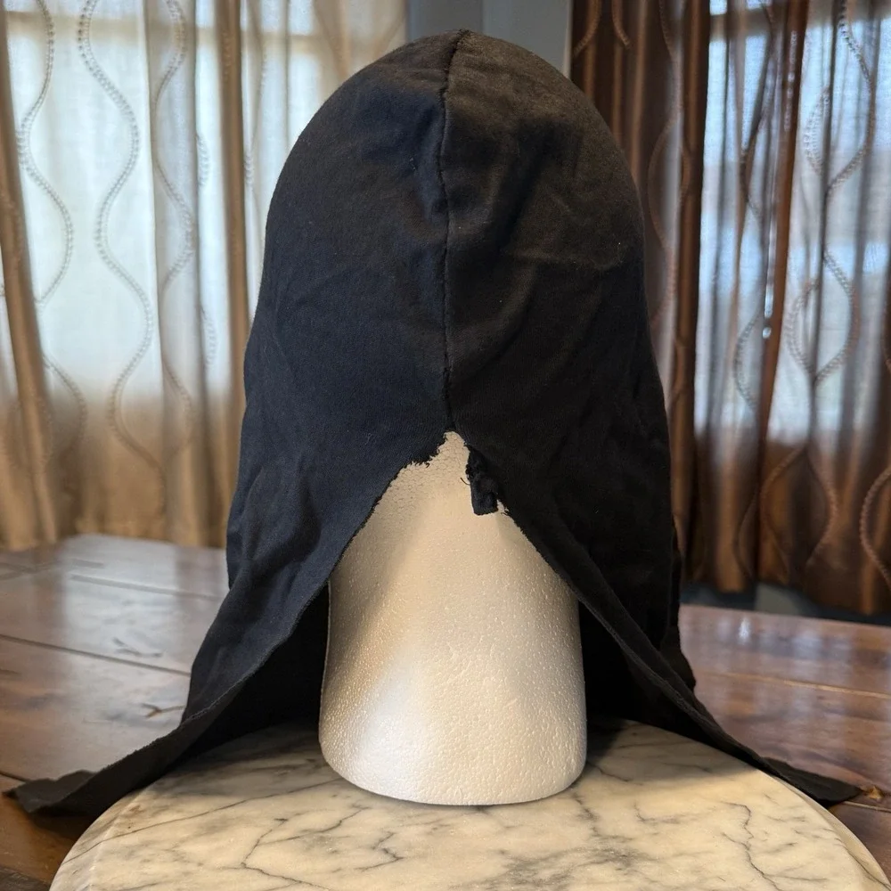 VTG 90s Ghost Face Gen 1 Scream Mask Fun World Div Glow Cotton Shroud 11.5
